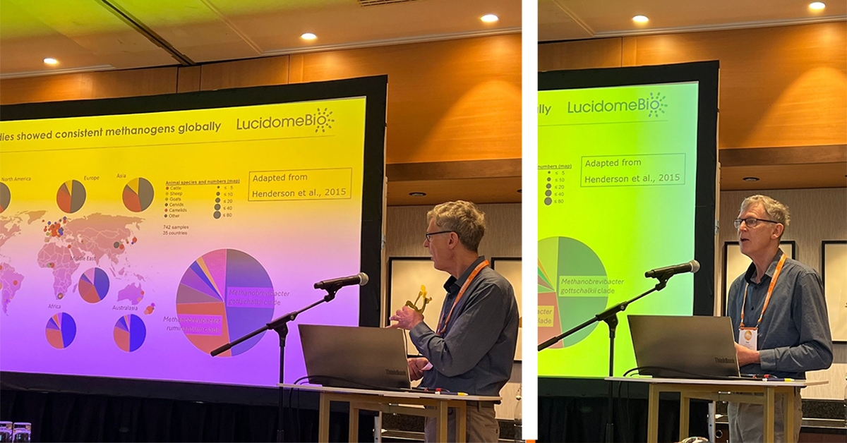 Shortening the path from lab to field: Lucidome Bio brings methane vaccine research to IVIS 2025